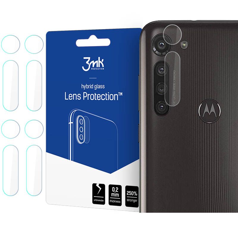 hybrydowe 3MK Flexible Glass Lens  Motorola Moto G8 Power