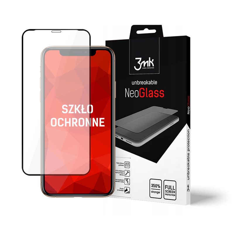Hybrydowe 3mk Neoglass Czarne Apple iPhone 11 Pro