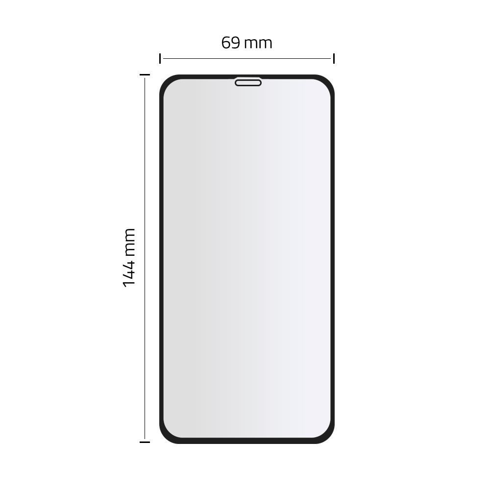 hybrydowe Hofi Glass Czarne Apple iPhone 11 / 5