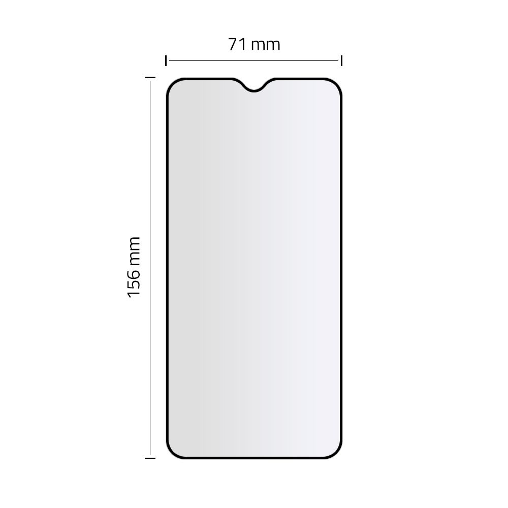 Hybrydowe Hofi Ultraflex Glass Czarne Xiaomi Redmi 9 / 6