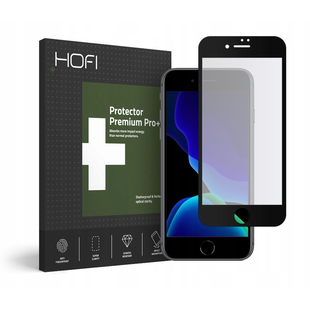 hybrydowe UltraFlex Hofi Glass Czarne Apple iPhone 7