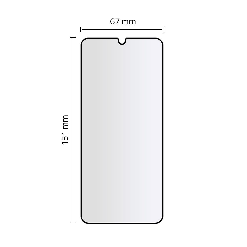 hybrydowe UltraFlex Hofi Glass Czarne Samsung A31 / 2