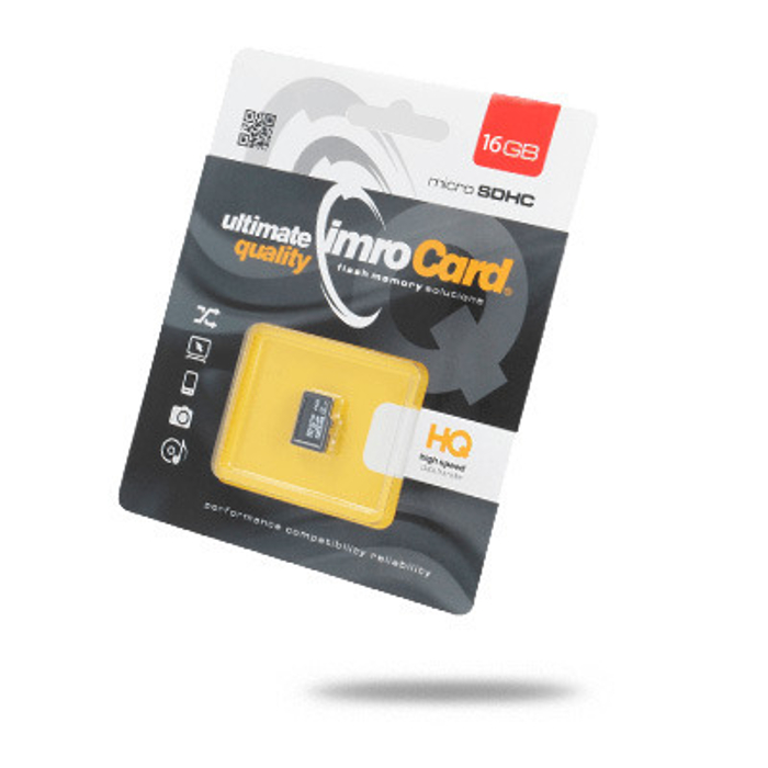 IMRO MicroSDHC 16GB kl.10 UHS-I  bez adaptera