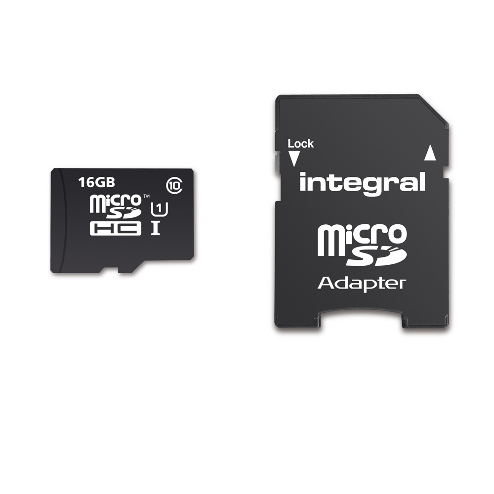Integral karta pami�ci 16GB microSDHC kl. 10 UHS-I 90 MB/s + adapter / 2