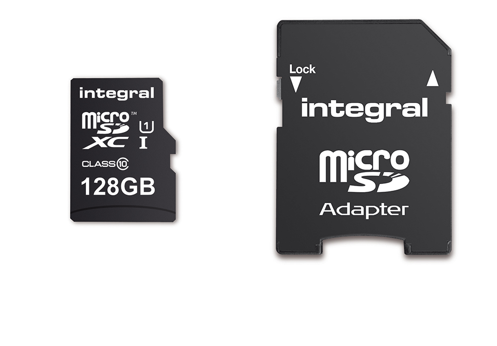Integral karta pamici microSDXC Ultima PRO (128GB | class 10 | UHS-I | 90 MB/s) + adapter