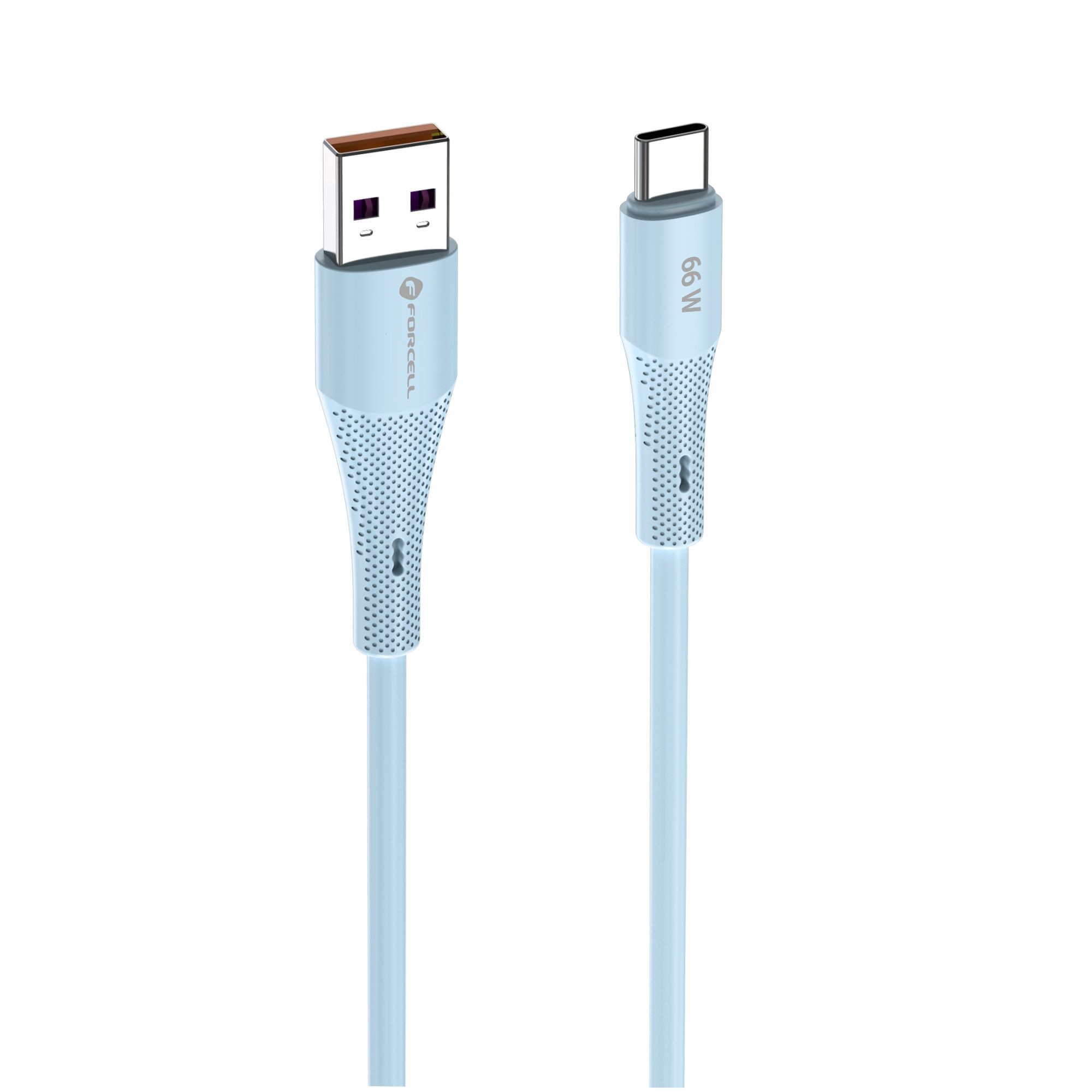 Kabel USB-A do USB-C Forcell 1m do samochodu Android Auto niebieski Samsung Galaxy M22 4G / 3 Kabel USB-A do USB-C Forcell 1m do samochodu Android Auto niebieski Samsung Galaxy M22 4G / 3