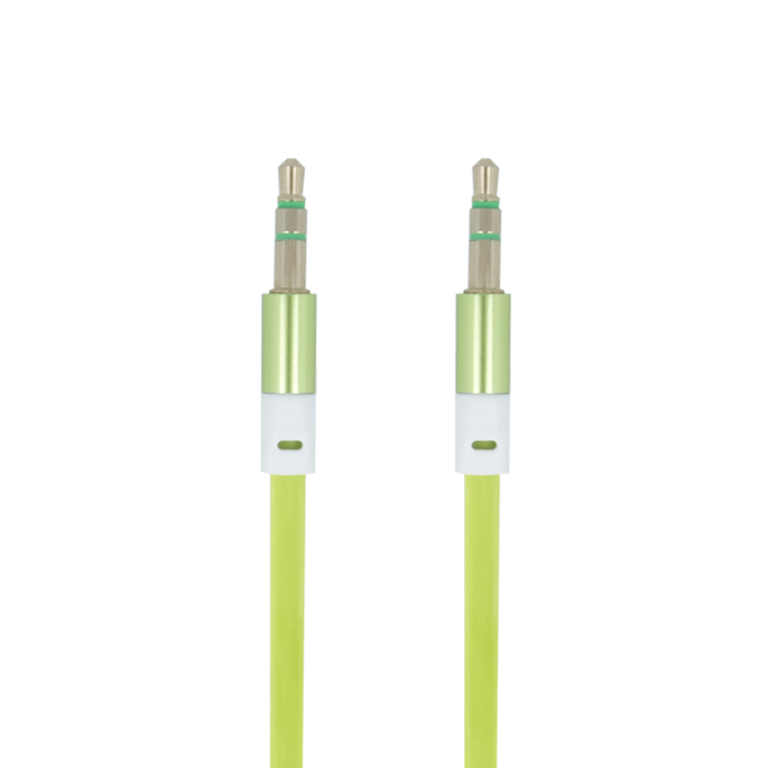Kabel Forever audio jack 3,5 mm zielony