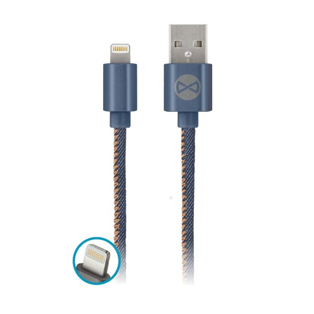 Kabel Forever do iPhone 8-PIN jeans 1m 2A