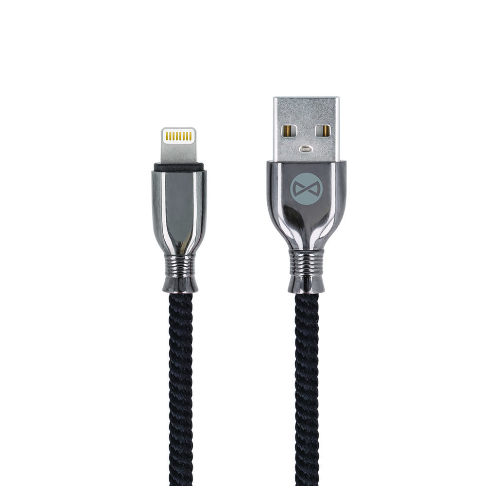 Kabel Forever do iPhone 8-PIN Tornado czarny 1m 3A