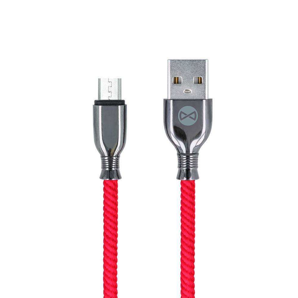 Kabel Forever micro-USB Tornado czerwony 1m 3A