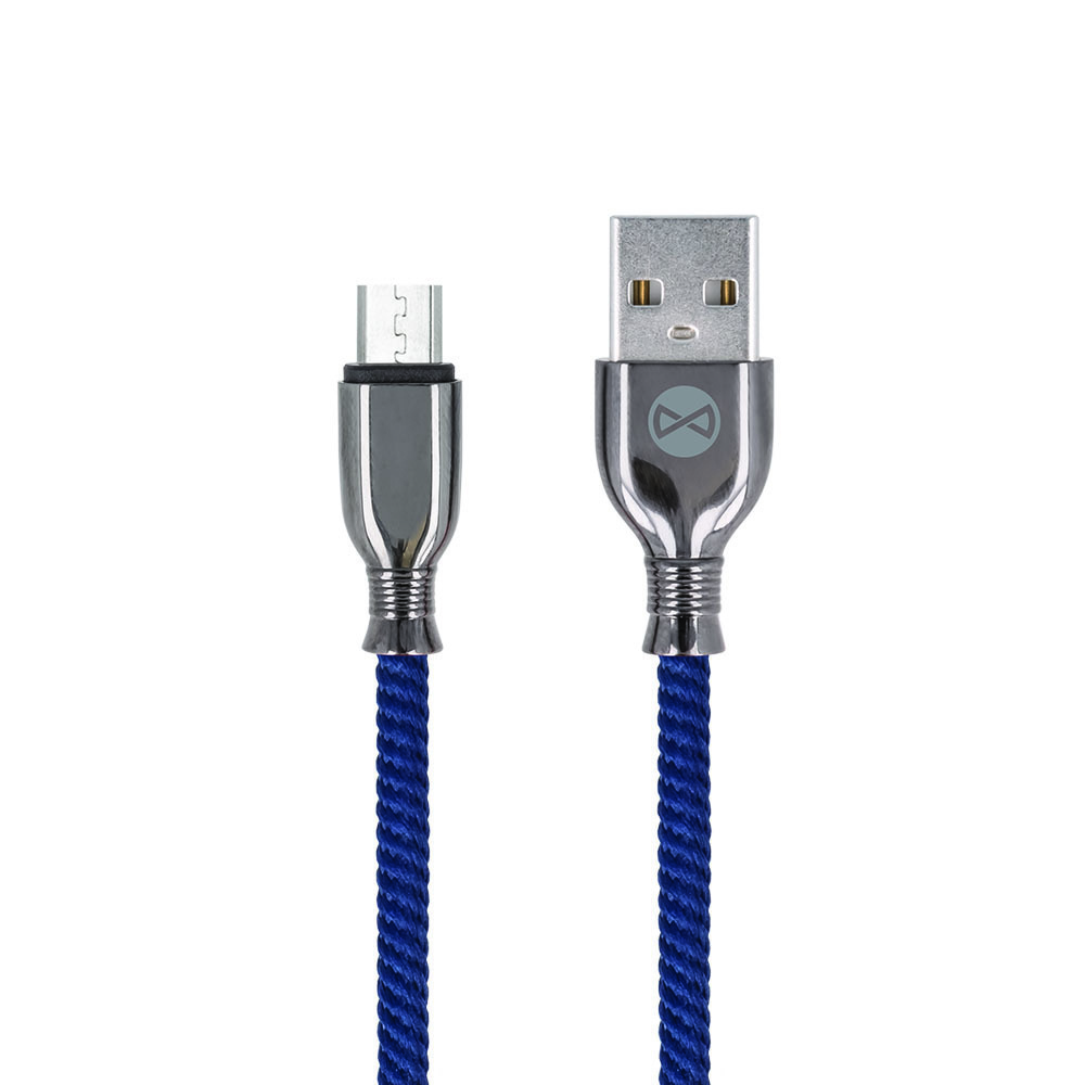 Kabel Forever micro-USB Tornado granatowy 1m 3A