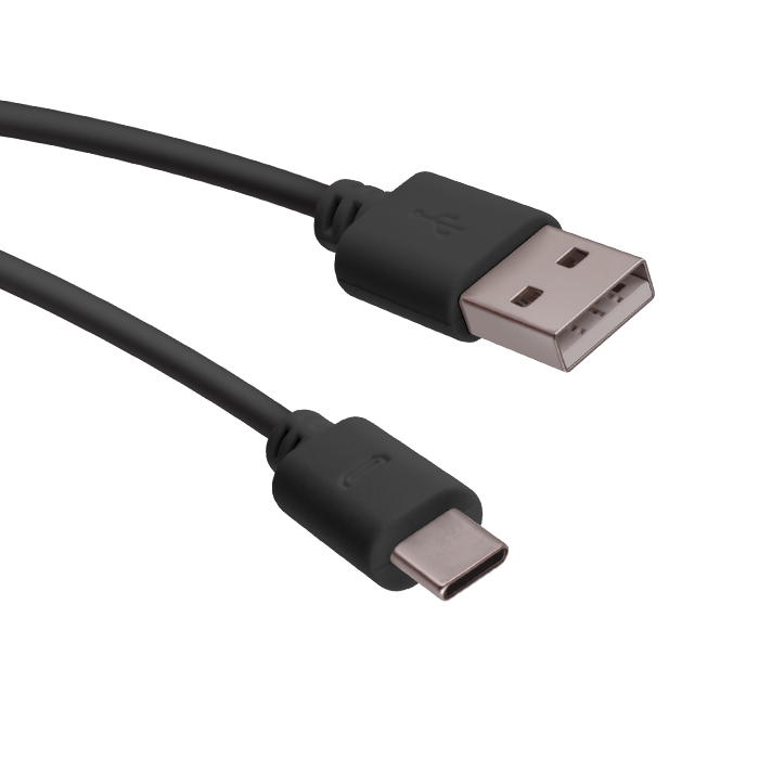 Kabel Forever USB typ-C czarny 1m 1A