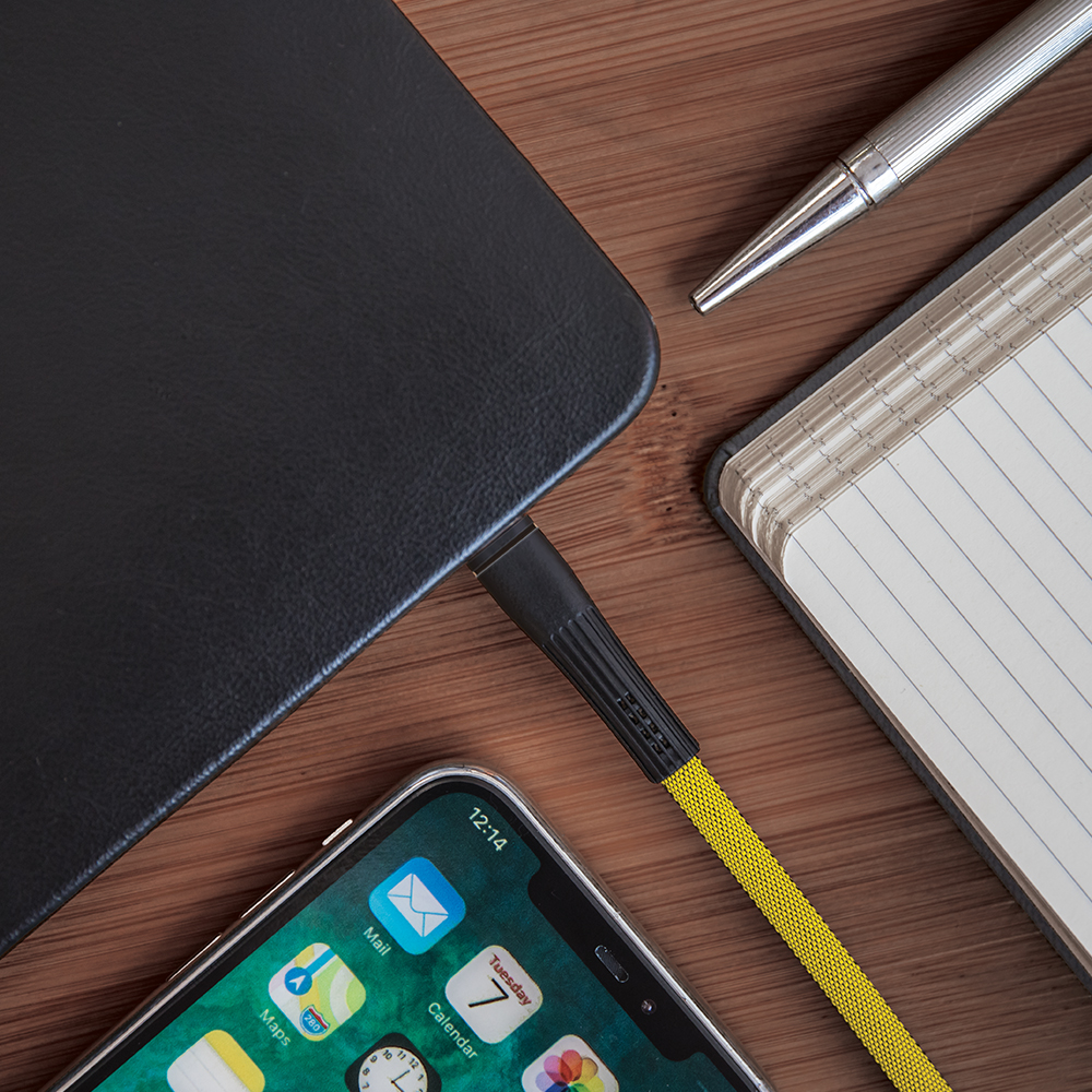 Kabel lightning Extreme 3A 1m czarno-��ty Core / 4