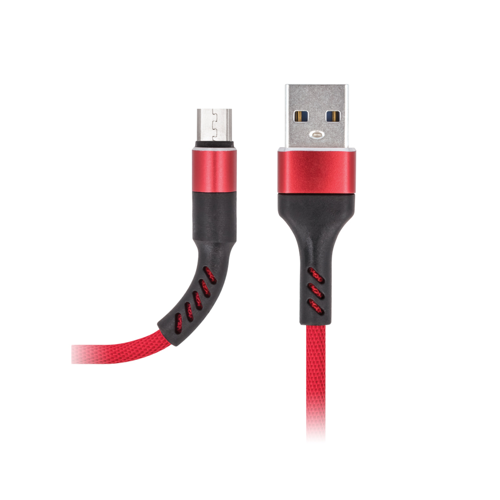 Kabel Maxlife MXUC-01 Micro USB Fast Charge 2A czerwony