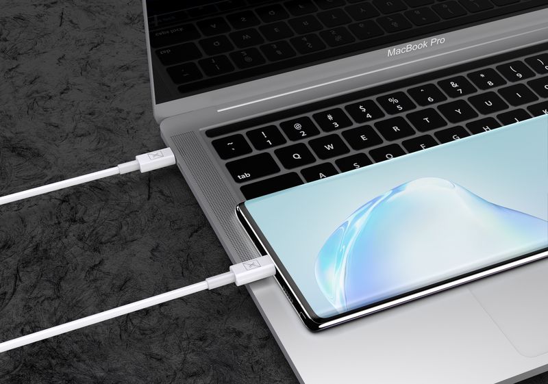 KABEL MX SHOCK 20W PD Type-C - Type-C WHITE/BIA�Y / 5