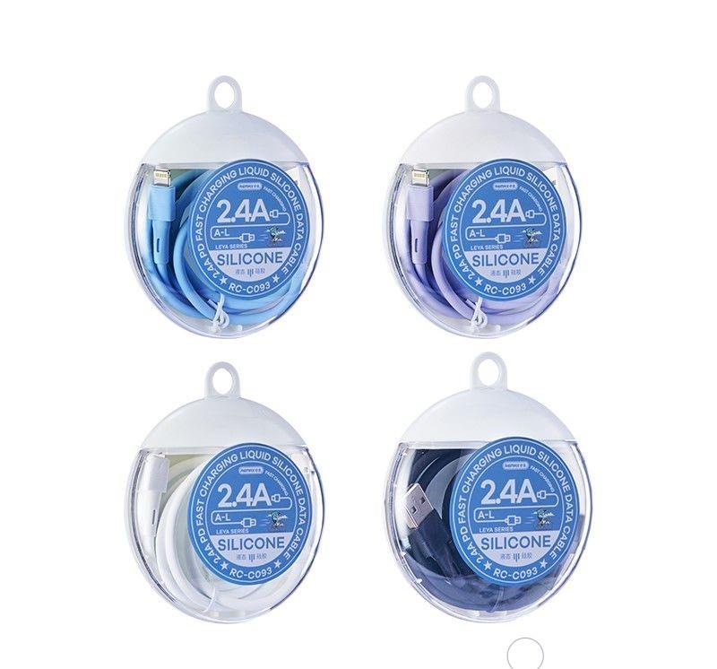 KABEL REMAX LEYA SERIES RC-C093 2.4A USB/MICRO USB 1M WHITE / 2