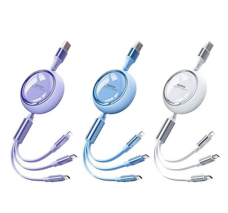 KABEL REMAX LINON SERIES 66W 3w1 USB-C/MICRO/LIGHTNING RC-C029 WHITE / 2