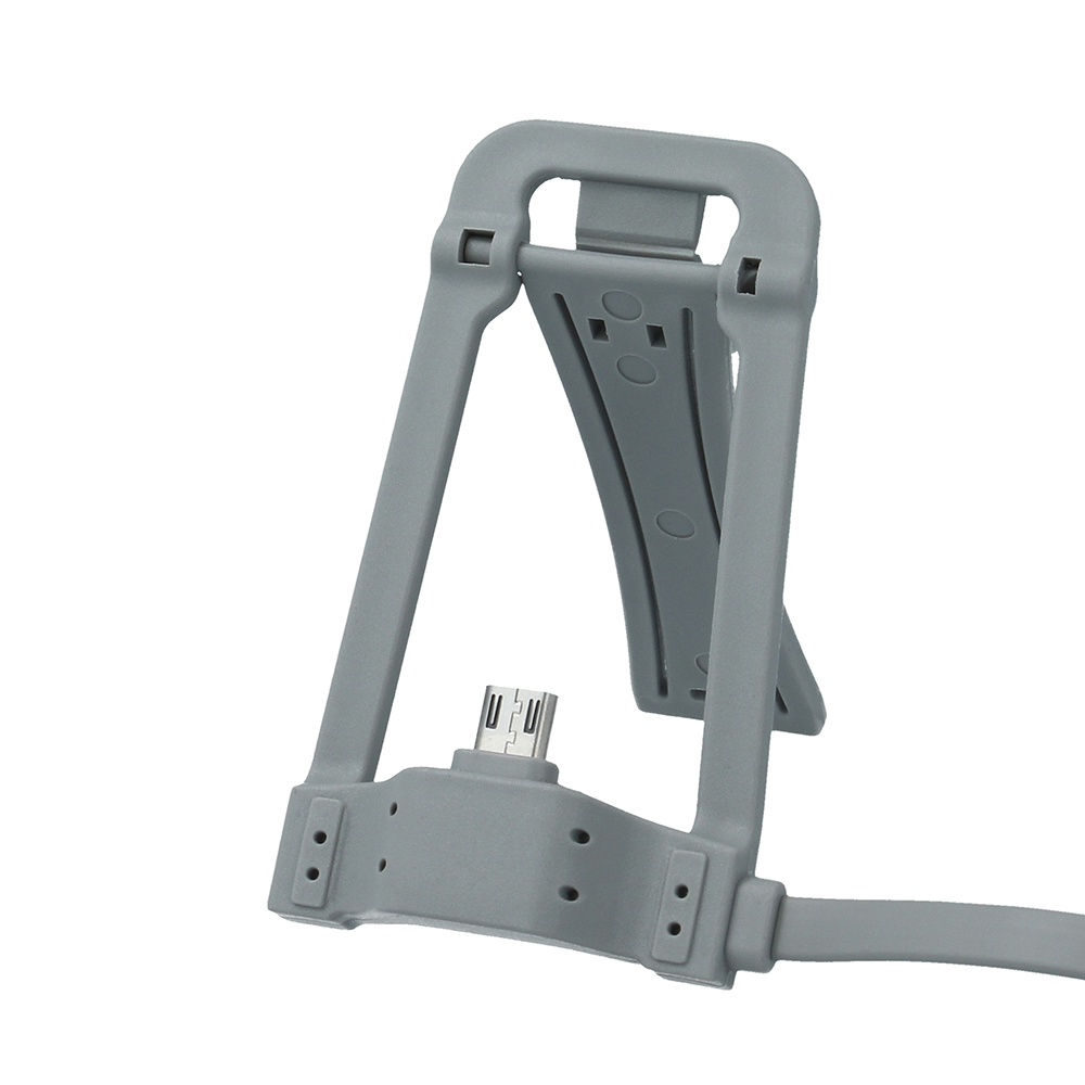 Kabel stand micro-USB szary