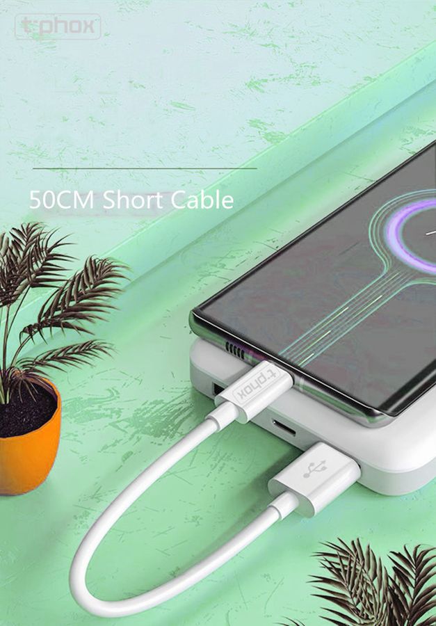 KABEL T-PHOX EXCEED USB-C WHITE 0.5M / 2