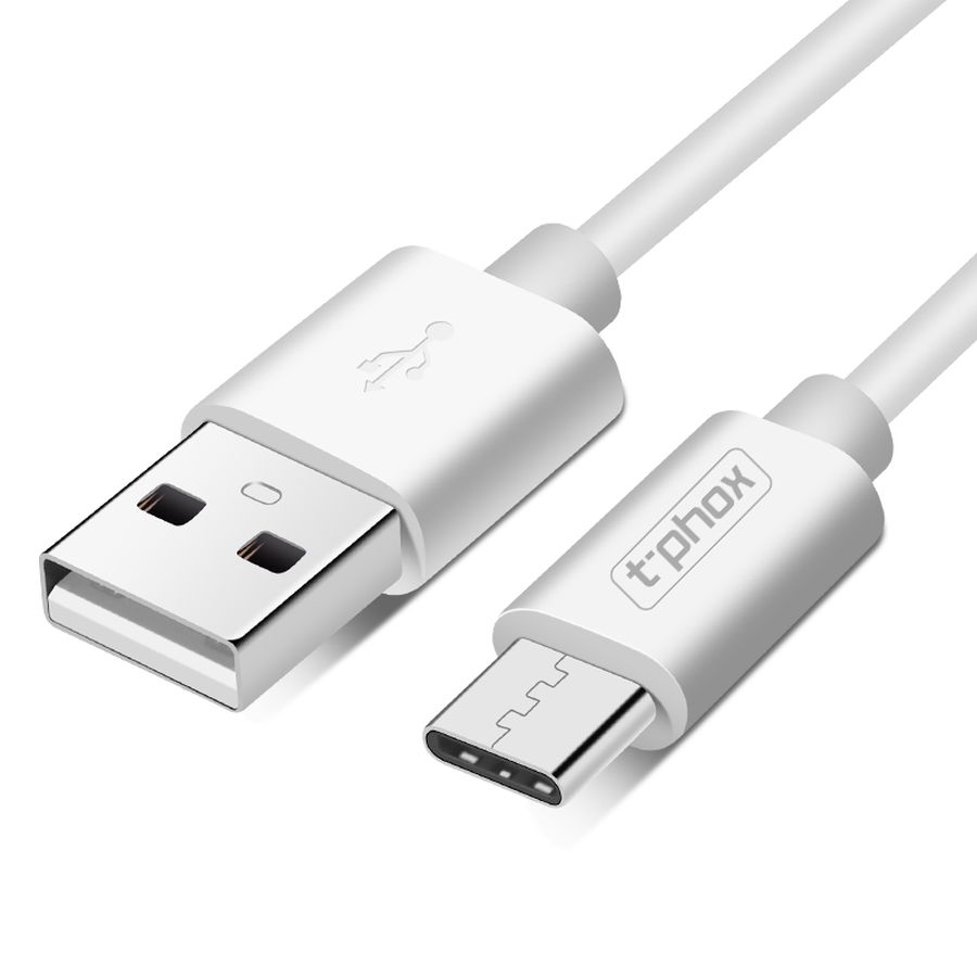 KABEL T-PHOX EXCEED USB-C WHITE 0.5M / 3