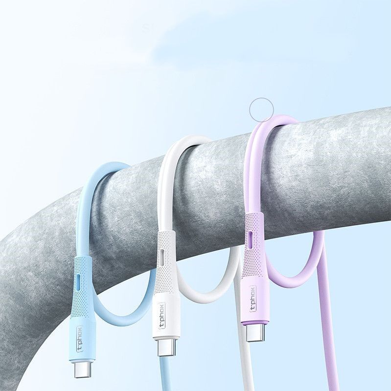 KABEL T-PHOX GENTLE USB-C/USB-C 60W 1M WHITE / 3