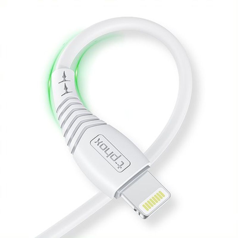 KABEL T-PHOX NATURE LIGHTNING WHITE 1.2M 3A / 3