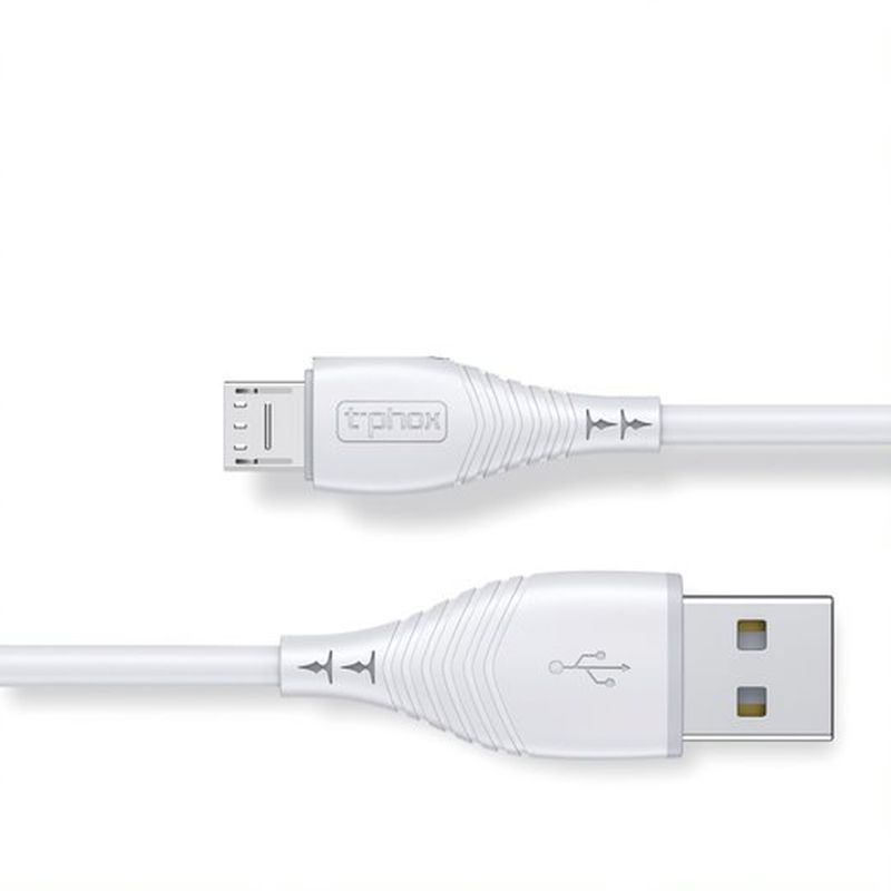 KABEL T-PHOX NATURE MICRO USB WHITE 1.2M 3A / 4