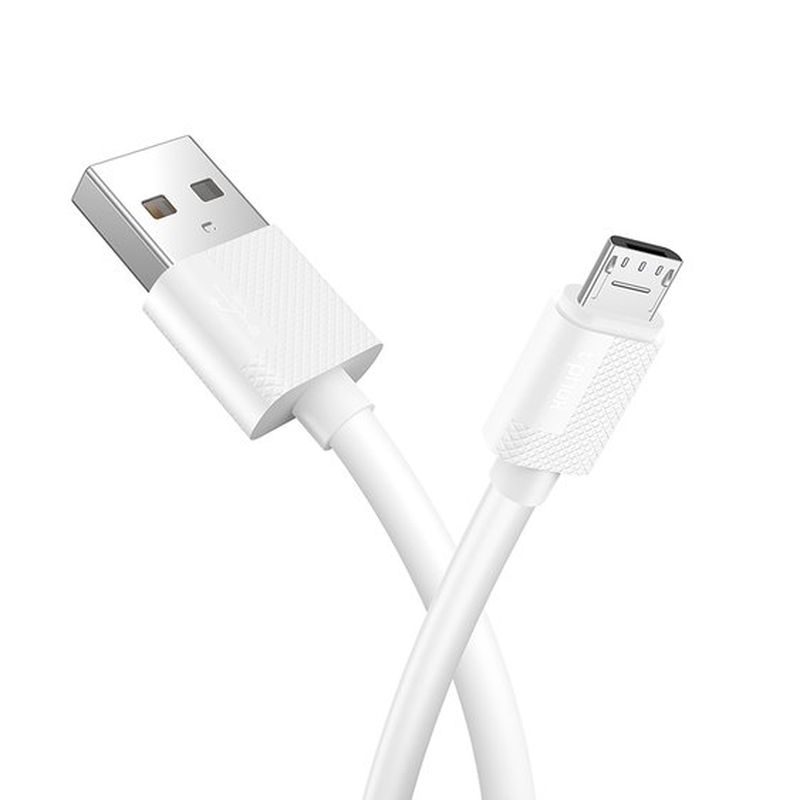 KABEL T-PHOX NETS MICRO USB WHITE 3A ; PVC ; 1.2M / 3