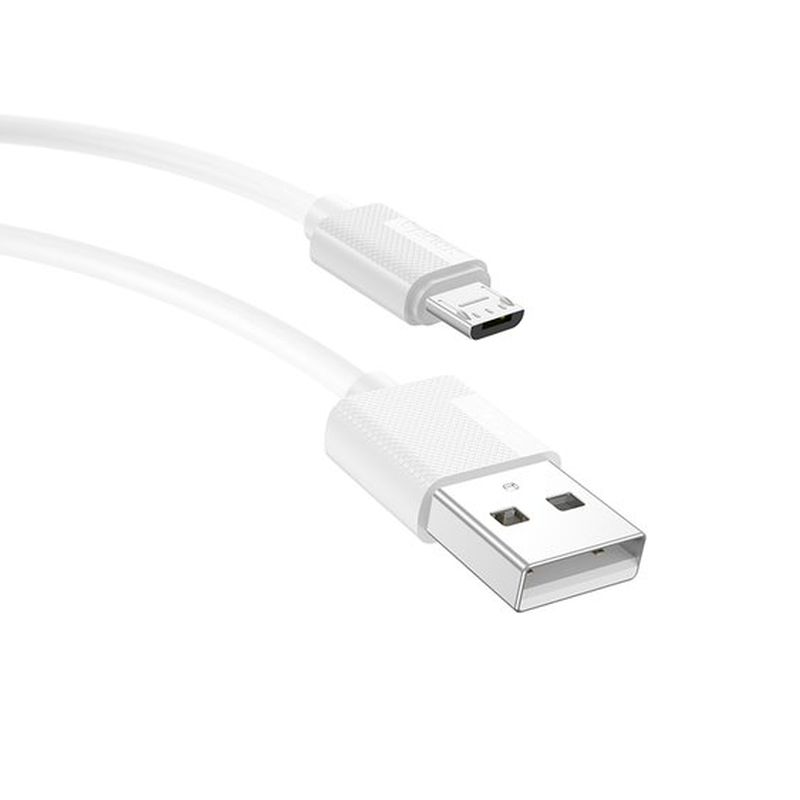 KABEL T-PHOX NETS MICRO USB WHITE 3A ; PVC ; 1.2M / 4