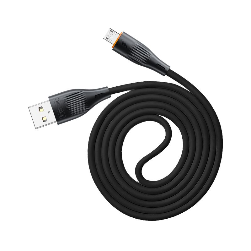 KABEL T-PHOX X-LITE MICRO USB BLACK 1M 3A / 2