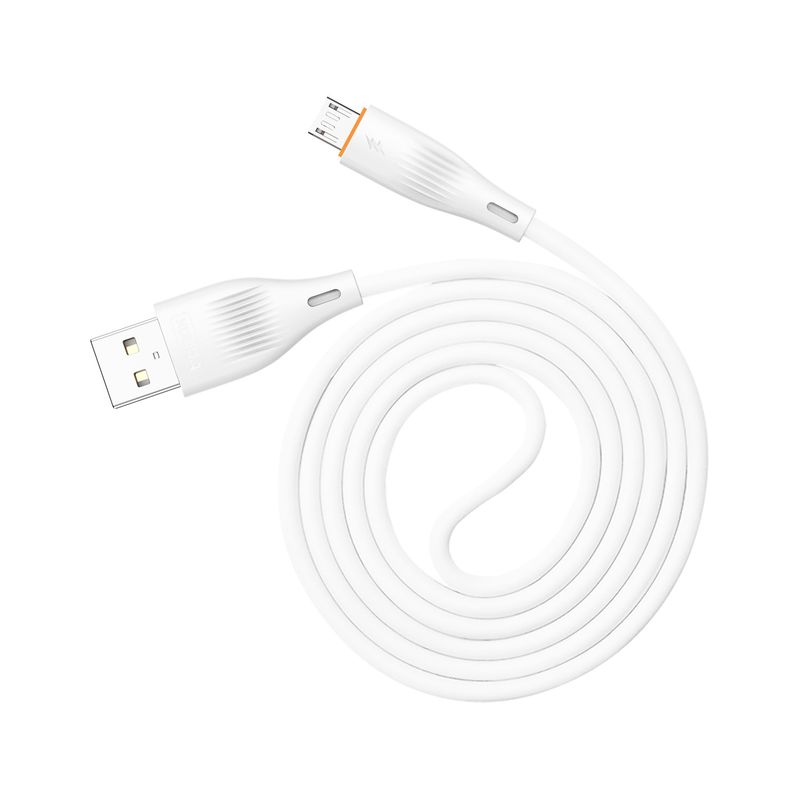 KABEL T-PHOX X-LITE MICRO USB WHITE 1M 3A / 2