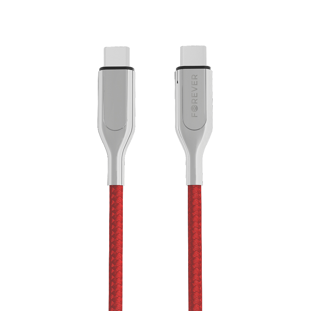 Kabel typ-C/typ-C PD 60W 1,5m czerwony Core