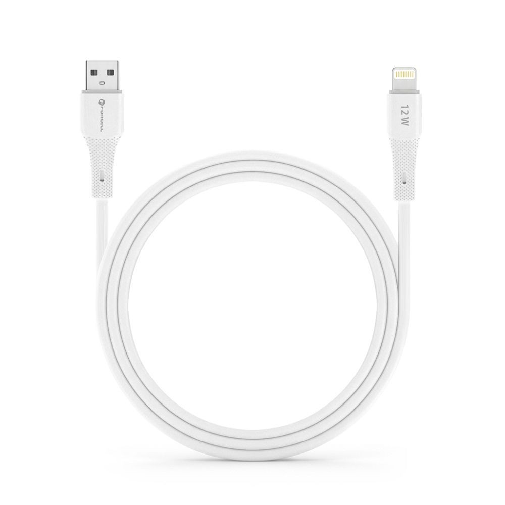 Kabel USB-A do Lightning Forcell 1m do samochodu Apple CarPlay biały Apple iPhone 8 / 4 Kabel USB-A do Lightning Forcell 1m do samochodu Apple CarPlay biały Apple iPhone 8 / 4