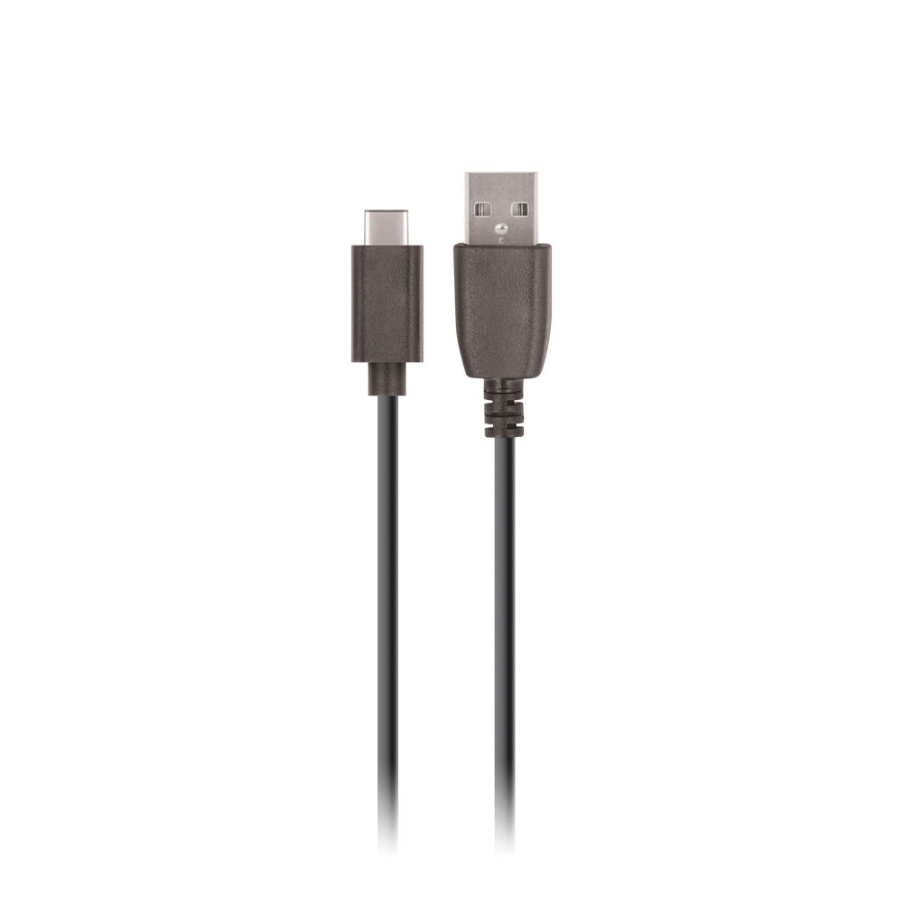 Kabel USB Setty 1m 2A typ C czarny