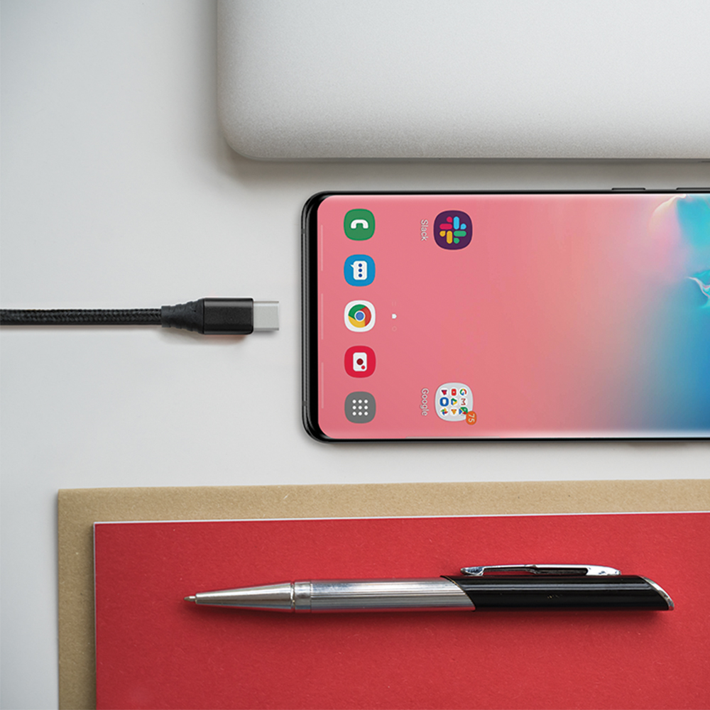 Kabel USB typ-C Classic 3A 1,5m czarny Core / 3