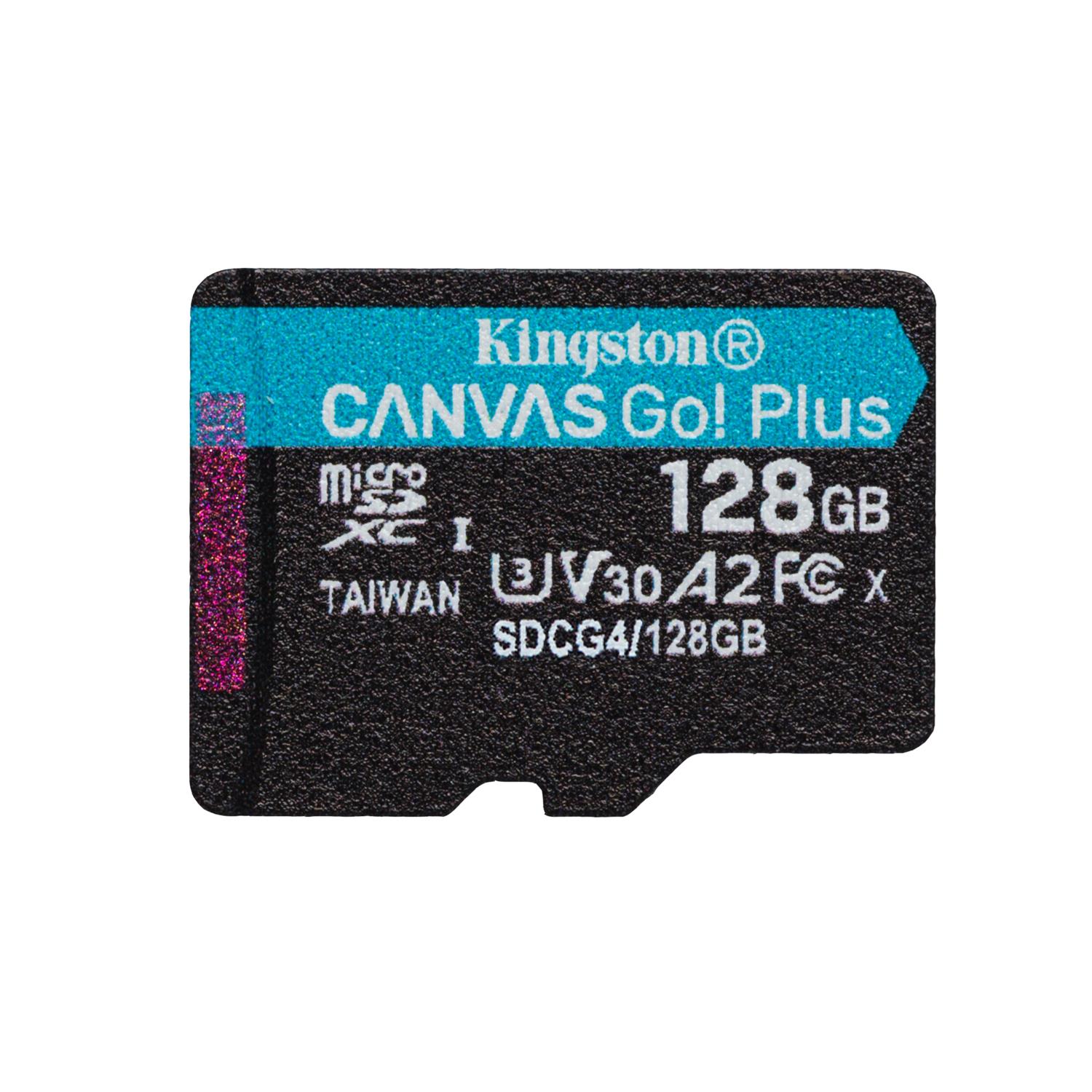 Kingston karta pami�ci 128GB microSDXC Canvas Go Plus Gen4 200MB/s A2 U3 V30