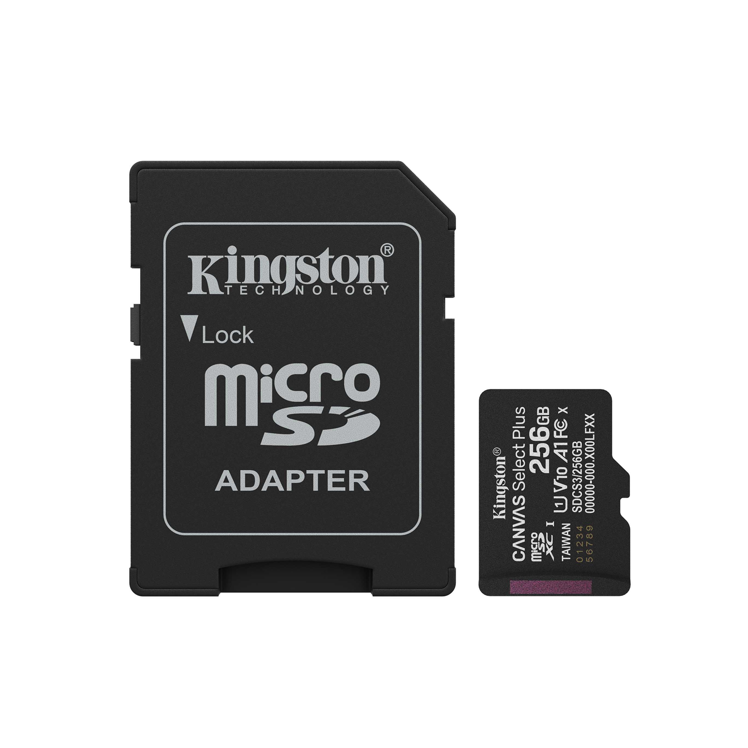 Kingston karta pami�ci 256GB microSDXC Canvas Select Plus Gen3 150MB/s A1 Card + Adapter