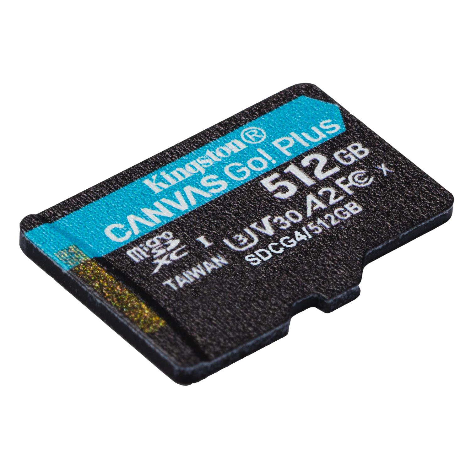 Kingston karta pami�ci 512GB microSDXC Canvas Go Plus Gen4 200MB/s A2 U3 V30 + adapter / 2