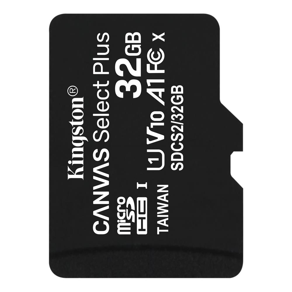 Kingston karta pami�ci microSDHC Canvas Select Plus (32GB | class 10 | UHS-I | 100 MB/s)