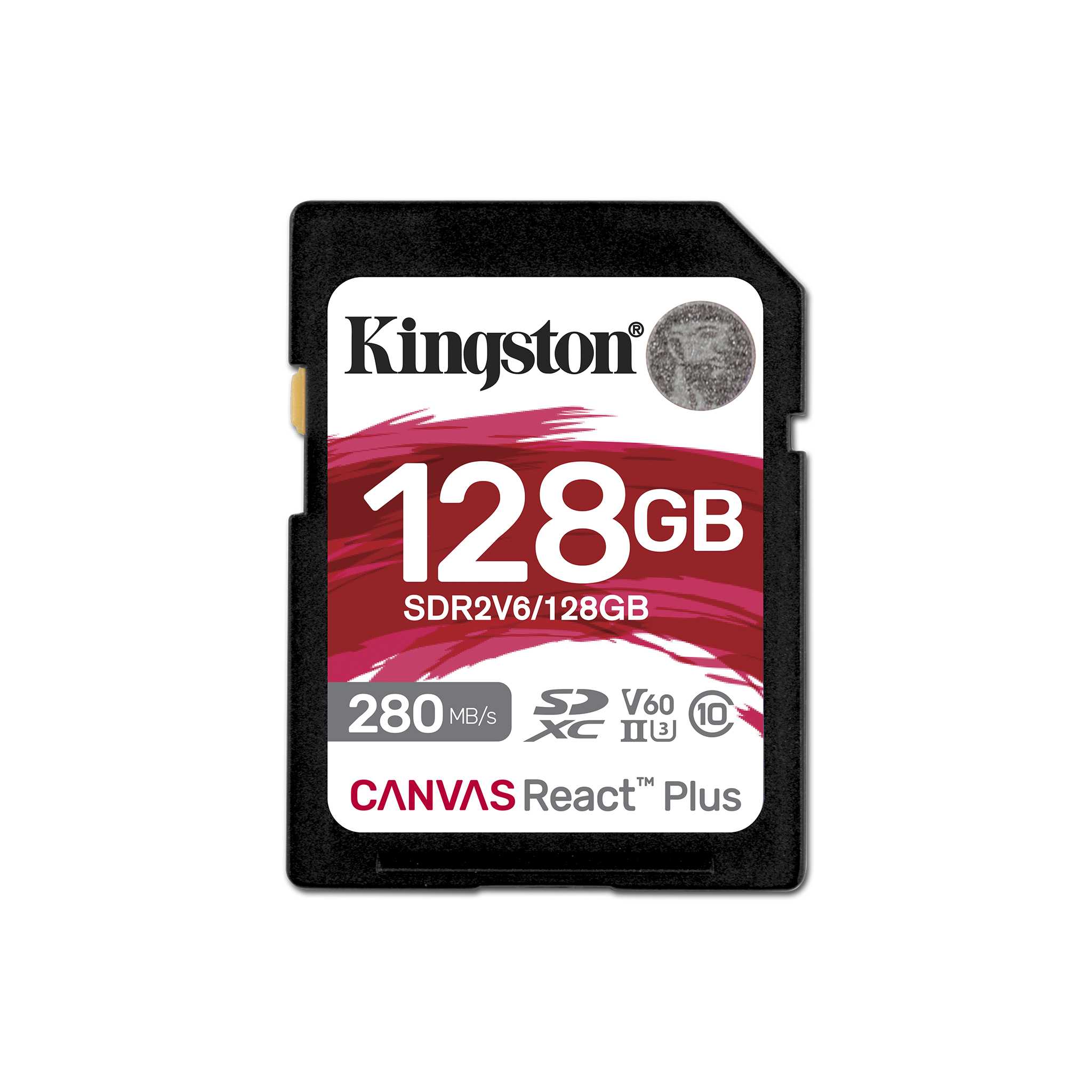 Kingston Karta pami�ci SD 128GB React Plus 280/100/MB/s U3 V60
