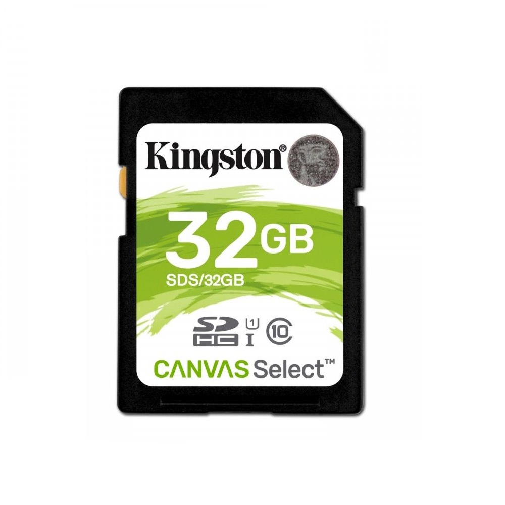 Kingston karta pamici SDHC Canvas Select (32GB | class 10 | UHS-I | 80 MB/s)