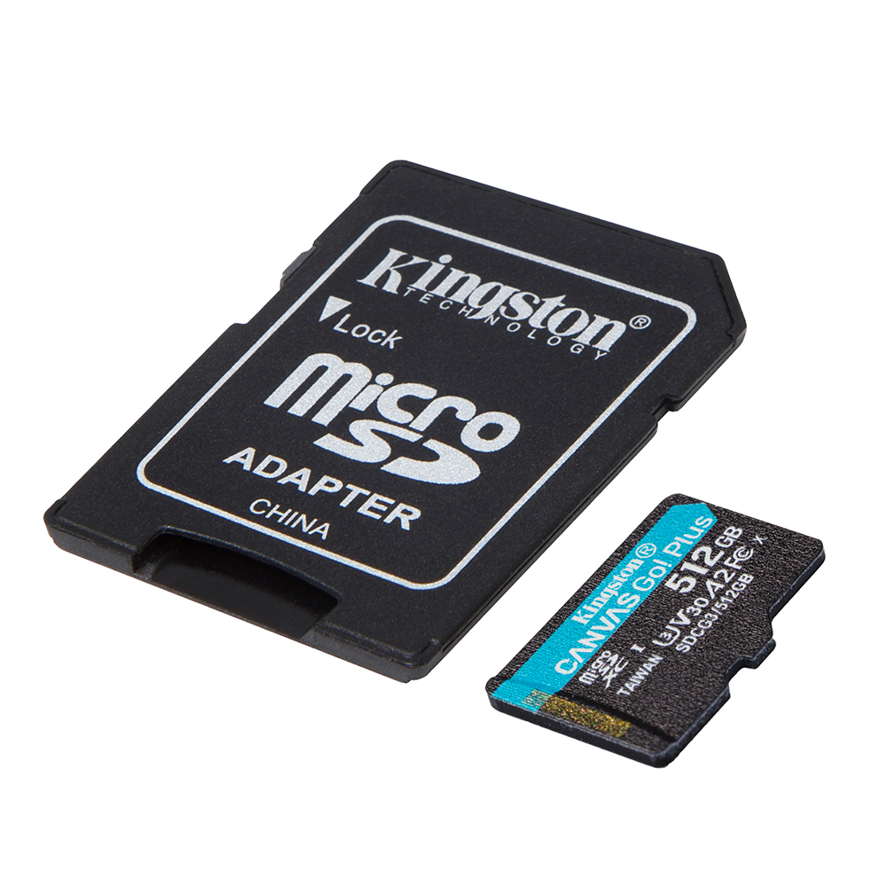 Kingston karta pamici SDXC Canvas Go! Plus (512GB | class 10 | UHS-I | 170 MB/s) + adapter