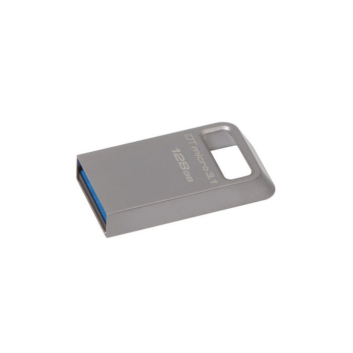 Kingston pendrive DT Micro 3.1 (128GB | USB 3.0/USB 3.1) metalowy srebrny