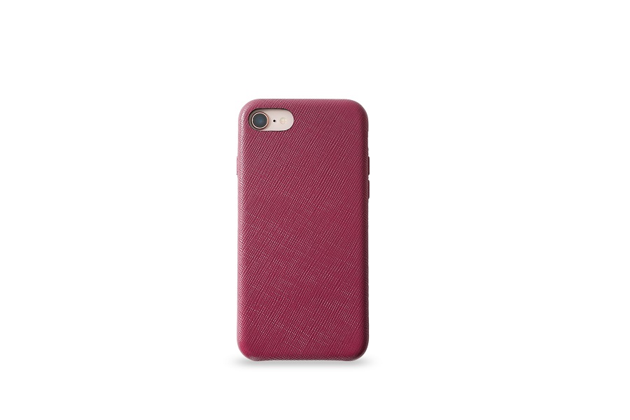 KMP Genuine leather Case bordo  Apple iPhone 7