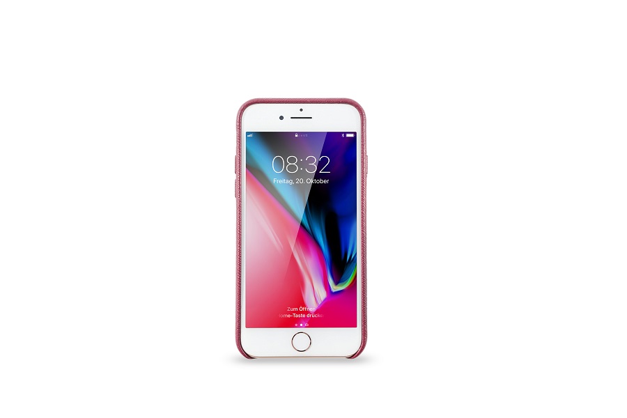 KMP Genuine leather Case bordo  Apple iPhone 7 / 2