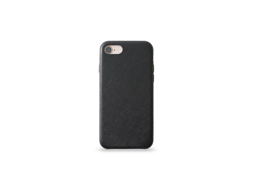 KMP Genuine leather Case czarny  Apple iPhone 8