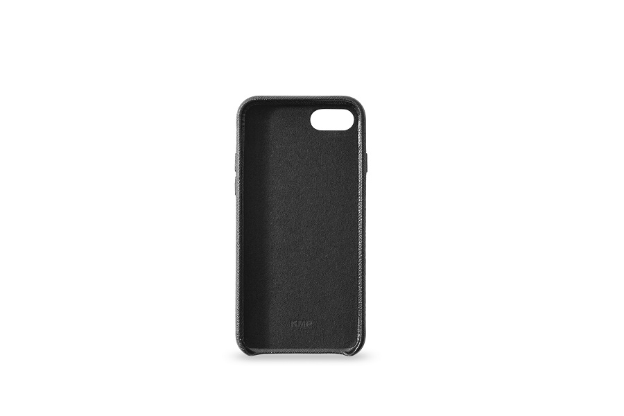 KMP Genuine leather Case czarny  Apple iPhone 8 / 2