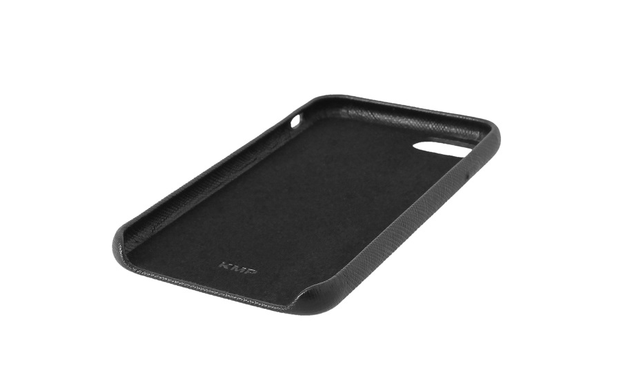 KMP Genuine leather Case czarny  Apple iPhone 8 / 5