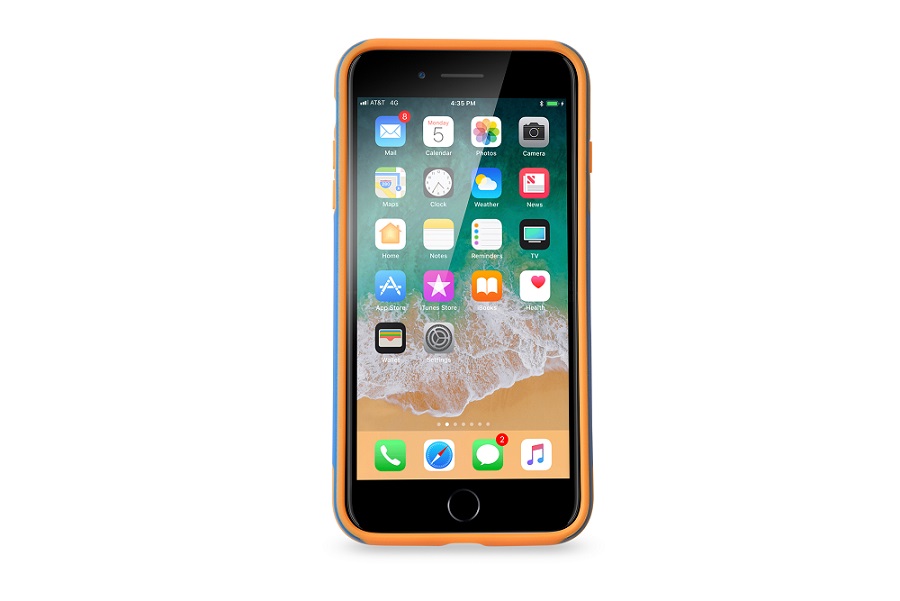 KMP Sporty Case - Protective case pomaraczowa/niebieska  Apple iPhone 8 Plus / 2