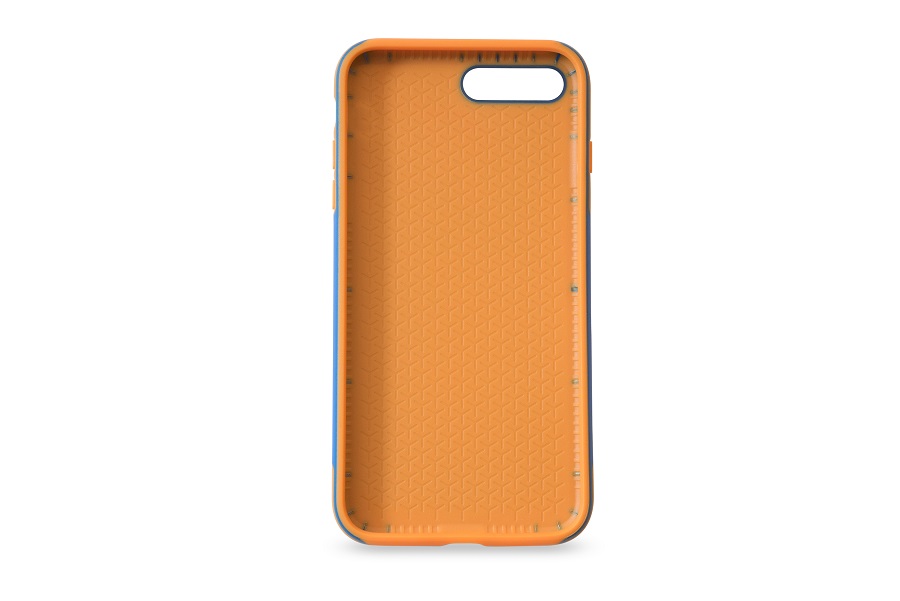 KMP Sporty Case - Protective case pomaraczowa/niebieska  Apple iPhone 8 Plus / 3